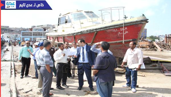وفد تركي لتقييم الإحتياجات الضرورية لميناء عدن( صور) 