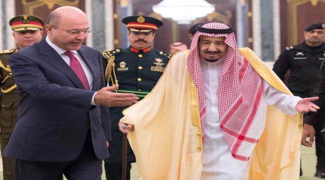 الملك #سلمان يلتقي الرئيس #العراقي ب#الريـاض