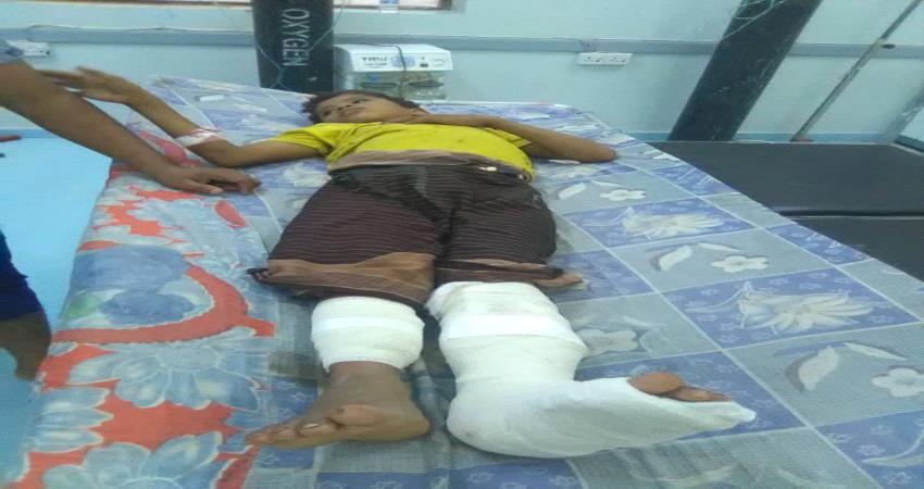 قناصة #الحـوثي تصيب طفل في جنوب الحديدة