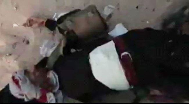 #فيديو / تموين غذائي ورصاص بحوزة #انتحاري انغماسي في عملية #جولدمور اليوم
