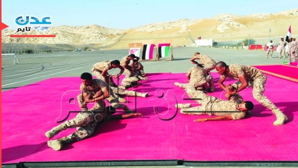 ناصر عبدربه يشهد تخرج دفعة جديدة من القوات المدربة اماراتيا( صور)