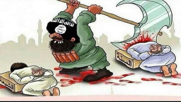 كاريكاتير الجماعات الارهابية