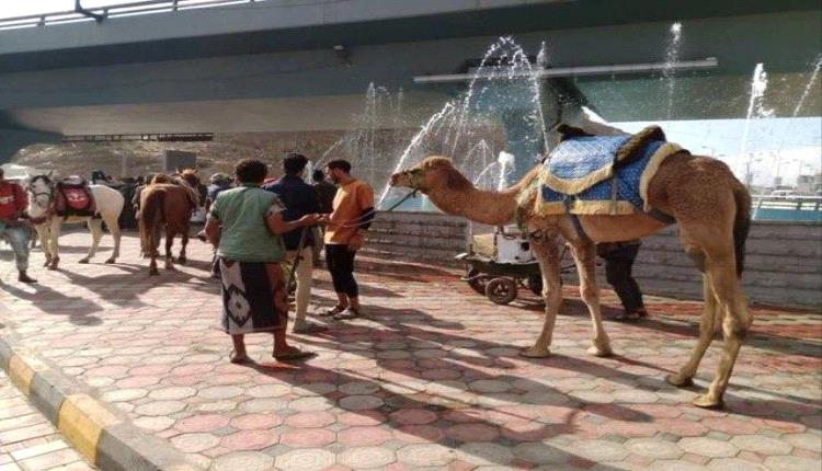 فساد ودعاية خلف استحداث الحوثيين النوافير والمجسمات