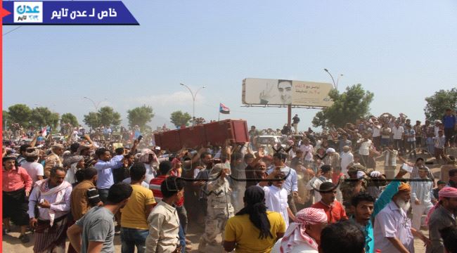 فيديو/ شاهد تشييع مهيب للشهيد اليافعي في عدن ( حصري لـ عدن تايم )